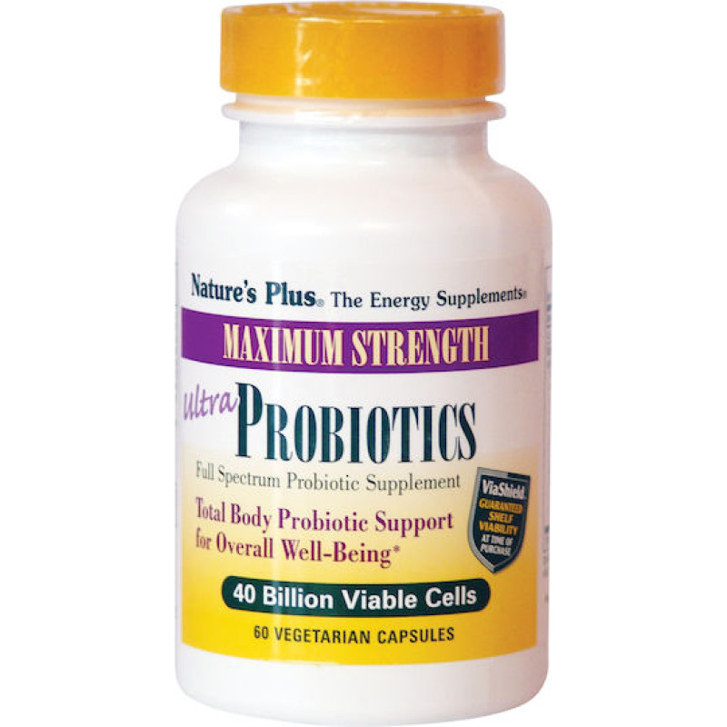 Nature's Plus Probiotics Ultra Συμπλήρωμα με Προβιοτικά & Πρεβιοτικά 30 φυτικές κάψουλες